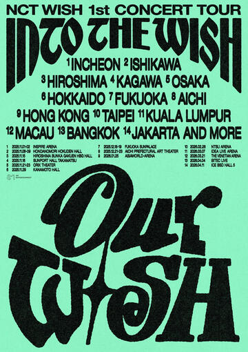 NCT WISH 1st Concert Tour ; Into The Wish – Our Wish